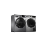 Midea 美的 MG100VT55DY+MH90-H03Y 热泵式洗烘套装 银色