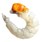 仁豪水产 国产白虾 冷冻大虾 单冻海虾 净重500g 25-30只/盒 海鲜水产