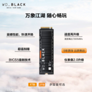 西部数据（Western Digital）2T SSD固态硬盘 M.2接口（NVMe协议） WD_BLACK SN850X RGB炫酷版 PCIe Gen4