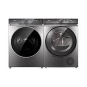 双11预售、PLUS会员：Midea 美的 MG100V90WIADY+MH100VH90WY 热泵式洗烘套装 10KG
