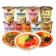 海福盛 FD冻干 香辣牛肉面 107g*6桶