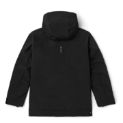 美津浓（MIZUNO）男冬季内搭轻薄羽绒服防风保暖EDC城市机能连帽外套 09/黑色 XL
