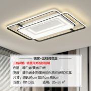 欧普照明OPPLE新款现代简约客厅灯全屋灯具套餐LED长方形吸顶灯时尚北欧 【客厅灯】线条环绕立体光效 明亮照明
