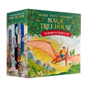 【中商原版】送资源 神奇树屋英文版Magic Tree House 1-28盒装 桥梁书章节书全套装 美国中小学生课外读物 神奇树屋英文原版