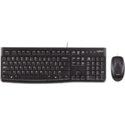 罗技（Logitech）MK200 有线键鼠套装 全尺寸 USB电脑台式机笔记本通用多媒体键鼠套装 MK200