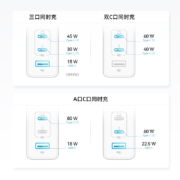 Anker 安克 氮化镓GaN100W充电器通用苹果iPhone13/12华为手机Macbook多口 极夜黑【GaN2 | 100W三口充电器】