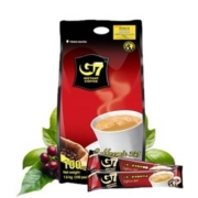 G7 越南进口美式纯黑速溶咖啡 4盒60包 赠金享杯