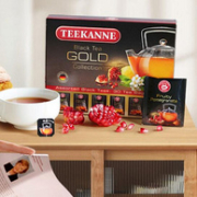 德国百年品牌，TEEKANNE  德康纳 礼盒30包6味伯爵红茶60g