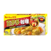 好侍百梦多咖喱  日式块状咖喱块 咖喱酱咖喱饭原料日式风味块状速食咖喱黄嘎哩料调 好侍百梦多咖喱1号原味100克*1盒