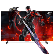LG OLED42C2PCA 42英寸 EVO 护眼 电脑游戏电竞显示设备 旗舰AI 1ms（GTG）兼G-SYNC HGIG 游戏电视 以旧换新