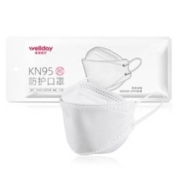 WELLDAY 维德 KN9503 KN95无呼吸阀口罩 30只 白色