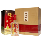 泸州老窖 六年窖头曲 浓香型白酒 52度500ml*2 双瓶装礼盒 节日送礼