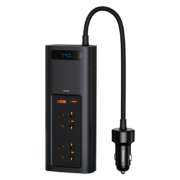 倍思 车载逆变器12v转220v电源转换器插座 150W大功率汽车点烟器车载充电器手机快充车用插头