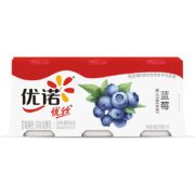 限地区、plus会员、京东特价APP:优诺  优丝蓝莓果粒酸奶风味发酵乳135gx3  ×6件