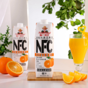 希腊进口，福兰农庄 100%非浓缩还原NFC橙汁 1L*2瓶*4件