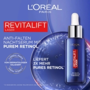 L'Oreal Paris 巴黎欧莱雅 含0.2%纯视黄醇 复颜抗皱夜间精华液30mL