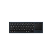 logitech 罗技 K830 84键 2.4G无线薄膜键盘 黑色 单光