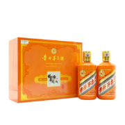 茅台 生肖纪念 辛丑牛年 酱香型白酒 53度 375ml*2瓶 礼盒装