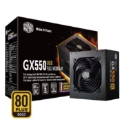 酷冷至尊(CoolerMaster)额定550W GX550金牌全模组电源 支持双CPU/日系电容/单路12V/50℃无损输出/电脑组件