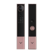 鹿客(loock)智能锁 R1M 磨砂金 全自动可视猫眼推拉智能门锁 家用指纹锁密码锁含夜视功能 小米米家智能联动
