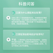 惠寻 京东自有品牌 儿童尺寸一次性医用外科口罩50只 独立包装灭菌低阻透气小学生防尘防飞沫 白色恐龙印花