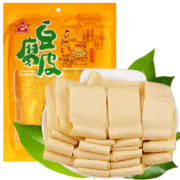 川珍 豆腐皮 200g 油豆皮半干豆皮干货特产豆制品火锅食材凉拌麻辣烫