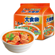 京喜APP、需抢券:康师傅 大食袋  香辣牛肉面144g*5袋