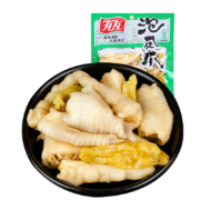 有友 泡椒凤爪 重庆特产小吃 追剧必备零食 休闲零食 办公室零食 开袋即食 经典小吃 山椒味168g