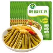 京东特价，有券的上：吉香居 榨菜下饭菜 泡椒豇豆 48g*8袋