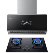 预售: Midea 美的 CXW-140-ZA8+JZT-Q518S-M 近吸式烟灶套装 天然气