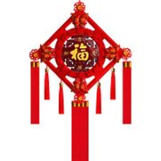 百绣红 中国结 28*70cm
