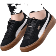Puma彪马女鞋新款SUEDE PLATFORM蕾哈娜运动厚底松糕鞋休闲板鞋 363559-02 35.5