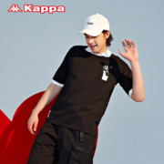 Kappa卡帕玩家艺术家联名短袖情侣男女POLO短袖休闲夏T恤