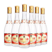 汾酒 [官方自营] 山西汾酒杏花村酒玻汾酒53度 黄盖汾 475mL*6瓶 清香型国产白酒