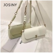 Josiny 卓诗尼 女包2022新款小众气质高级感单肩包纯色时尚休闲百搭斜挎包