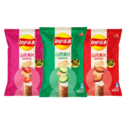 乐事 Lay's 薯片 零食  山药薄片组合 零食礼包 百事食品 3包装 口味随机 240g
