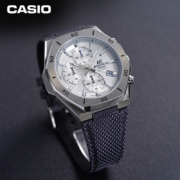 卡西欧（CASIO）手表 EDIFICE系列时尚八角形表盘设计人造蓝宝石玻璃镜面多功能防水男表 EFB-680CL-7A