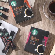 Starbucks 星巴克 黑咖啡 深度烘焙精品速溶咖啡 2.3g*10条