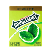 绿箭（DOUBLEMINT）口香糖 原味薄荷味约12片32g单盒装 办公室休闲零食方便携带