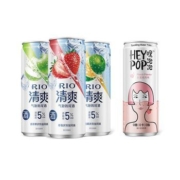 RIO 锐澳 清爽鸡尾酒+气泡水礼盒 330ml*4罐