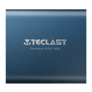 台电（Teclast） 256GB Type-C 移动固态硬盘（PSSD） S20 USB3.1 银行卡般大小 蓝色 360MB/s 便携 高速传输