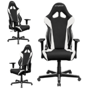 DXRACER迪锐克斯幻影RC106电脑椅RW106电竞椅转椅家用网吧游戏竞技椅子LOL椅升降可躺凳 白色