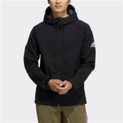 限尺码：adidas 阿迪达斯 户外连帽软壳外套H13799