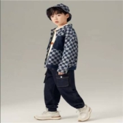 PLUS会员：gxg.kids 12D1050581H 儿童工装牛仔裤