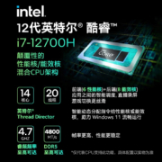 机械革命旷世E 17.3英寸165Hz 2.5K电竞游戏笔记本电脑(12代酷睿i7-12700H 16G 512G RTX3070)