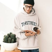 714STREET 男士摇粒绒刺绣卫衣 22130371