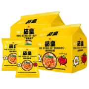 统一茄皇番茄鸡蛋面袋装五合一116g*5包组合早餐泡面方便面速食宿舍厨房拉面夜宵整箱批发 番茄鸡蛋面116g*5包