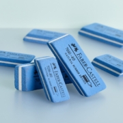 辉柏嘉（Faber-castell） 磨砂橡皮 沙橡皮擦 多功能橡皮檫 7016-40大号5块装