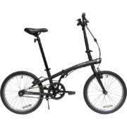 迪卡侬城市自行车运动成人20寸折叠自行车  VELO PLIANT TILT 100 2430961黑色