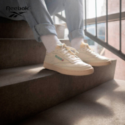 Reebok锐步官方男女CLUB C 1985 TV经典复古运动小白鞋板鞋DV6434